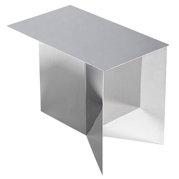 HAY Slit Oblong table, polished steel, product image