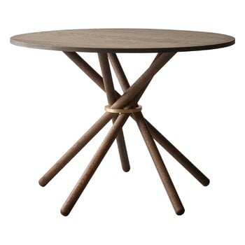 Eberhart Furniture Hector ruokapöytä, 105 cm, tumma tammi