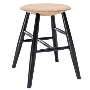 Hem Drifted stool,  light cork - black