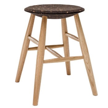 Hem Drifted stool, dark cork - oak