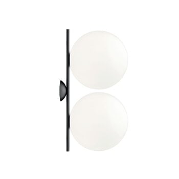 Flos IC C/W2 Double wall/ceiling lamp, black
