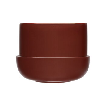 Iittala Nappula ruukku alustalla 170 x 130 mm, ruskea