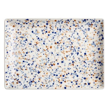 Iittala OTC Helle A4 plate, 21 x 29 cm, blue - brown