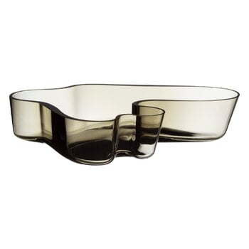 Iittala Aalto bowl, 262 x 50 mm, smoke grey