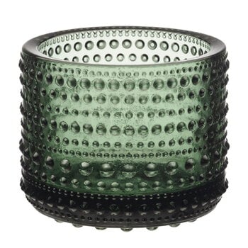 Iittala Kastehelmi tealight candleholder, 64 mm, pine green