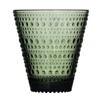 Dricksglas, Kastehelmi glas, 30 cl, 2-pack, pine green, Grön