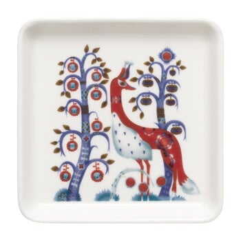 Iittala Piatto Taika, quadrato, 12 x 12 cm, bianco