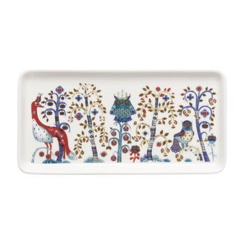 Iittala Assiette Taika, rectangulaire, 12 x 24 cm, blanche