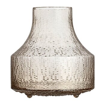 Iittala Ultima Thule glass vase, 180 x 192 mm, linen