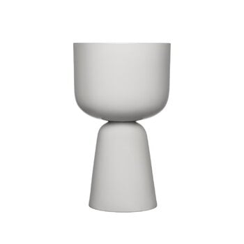 Iittala Nappula plant pot, S high, pale grey, product image