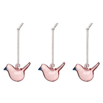 Iittala 1062501 - Set di 3 uovetti in vetro, multicolore, dimensioni: 4,8 x 7,5 cm