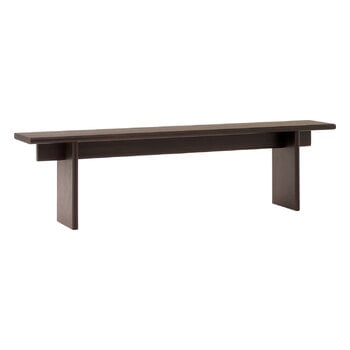 Benches, Ita OS5 bench, 170 x 30 cm, dark stained oak, Brown