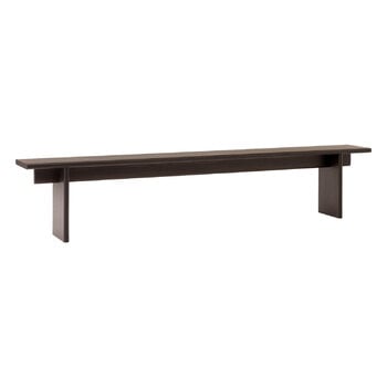 Benches, Ita OS6 bench, 230 x 30 cm, dark stained oak, Brown