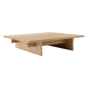 Tavoli da salotto, Tavolino da salotto Ita OS4, 110 x 110 cm, rovere, Naturale
