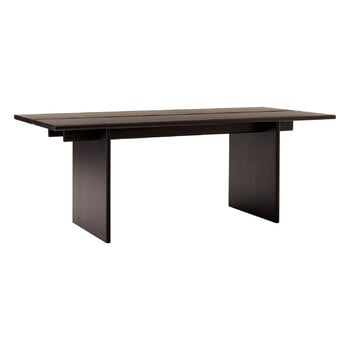 Tavoli da pranzo, Tavolo da pranzo Ita OS1, 200 x 95 cm, rovere tinto scuro, Marrone