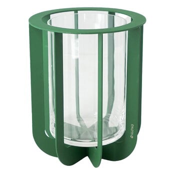 Vases, Jazz vase, green, Transparent