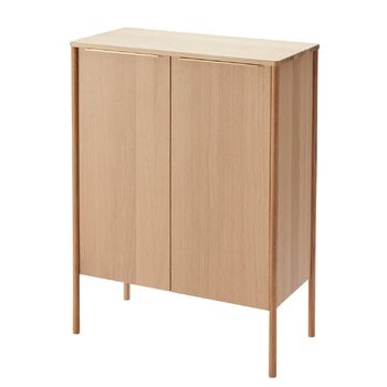 Sideboards und Kommoden, Jut Hochschrank, Eiche, Natur