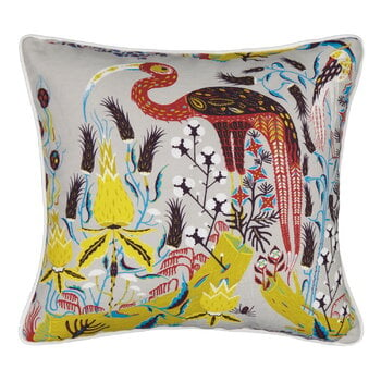 Klaus Haapaniemi & Co. Crane cushion cover, linen-cotton, grey