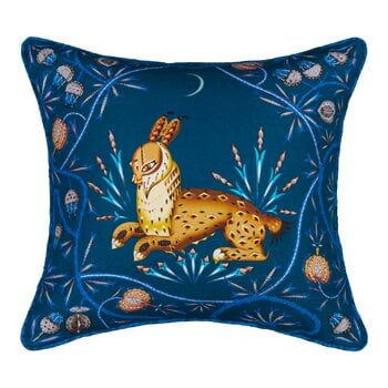 Tyynynpäälliset, Lynx Moonlight tyynynpäällinen, 50 x 50 cm, Ruskea