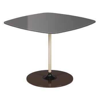 Kartell Thierry side table, 50 x 50 cm, grey