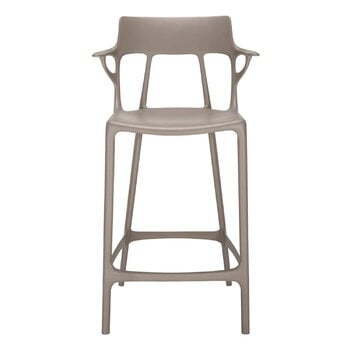 Kartell Tabouret de bar A.I., 65 cm, gris