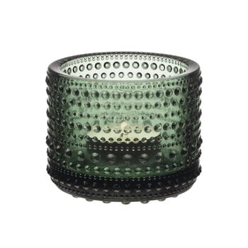 Tealight holders, Kastehelmi tealight candleholder, 64 mm, pine green, Green