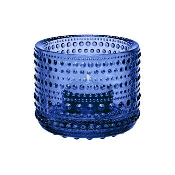 Iittala Kastehelmi tealight candleholder 64 mm, ultramarine blue