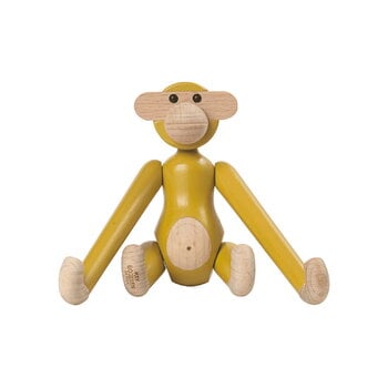 Kay Bojesen Puinen apina, mini, vintage yellow