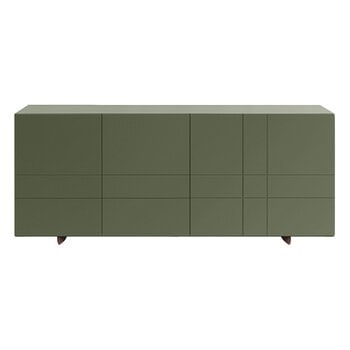 Sideboards & dressers, Kilt storage unit, 137cm, green khaki - smoked oak, Green