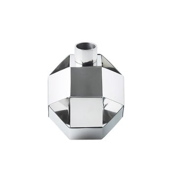 Massproductions Pinci candle holder, polished chrome | Finnish