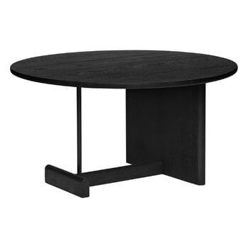 Side & end tables, Koku coffee table K42, black oak, Black
