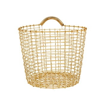 Korbo Bin 16 wire basket, brass