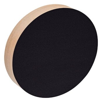 Kotonadesign Tableau rond, 25 cm, noir