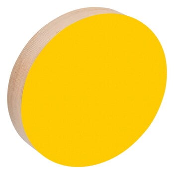 Kotonadesign Tableau rond, 25 cm, jaune