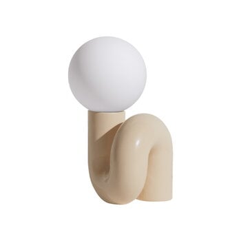 Lampade da tavolo, Lampada da tavolo Neotenic, 26 cm, vaniglia, Bianco