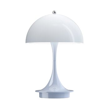 Louis Poulsen Lampe de table Panthella 160 Portable V2, acrylique bleu pâle