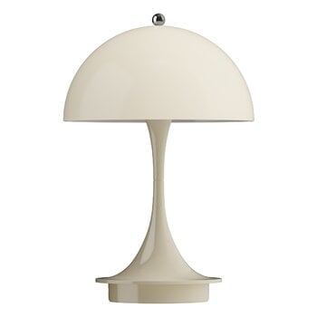 Lighting, Panthella 160 Portable V3 table lamp, opal beige, Beige