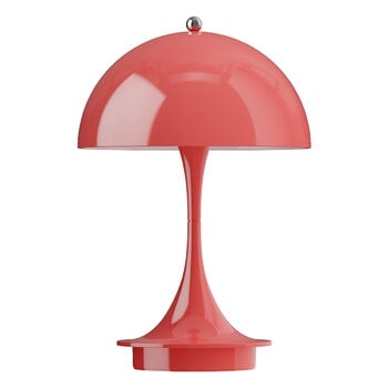 Lighting, Panthella 160 Portable V3 table lamp, coral, Red