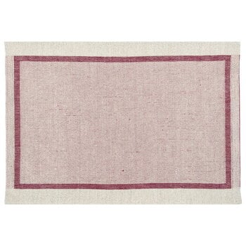 Lapuan Kankurit Laina placemat, linen - bordeaux