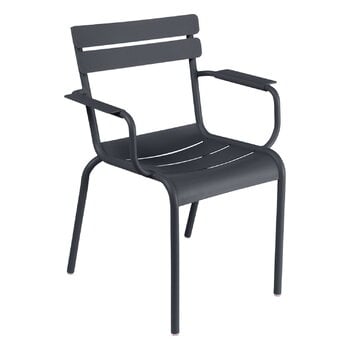 Fermob Luxembourg armchair, anthracite
