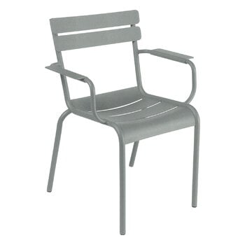 Fermob Luxembourg armchair, lapilli grey