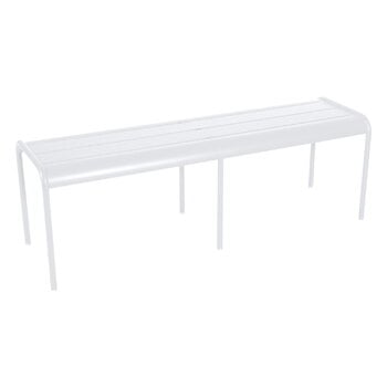 Fermob Luxembourg bench, 145 cm, cotton white
