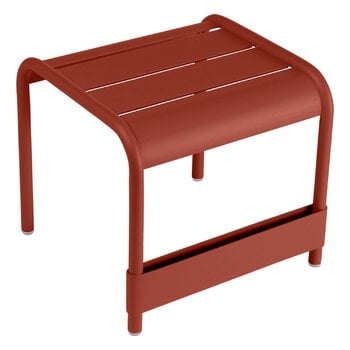 Fermob Luxembourg table/footrest, red ochre