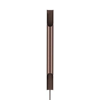 Wall lamps, Pan wall lamp, 50 mm, bronzed aluminium, Brown