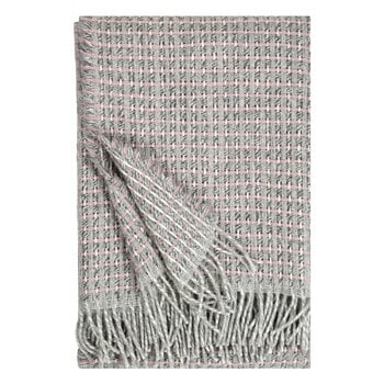 Lapuan Kankurit Arvo blanket, 130 x 180 cm, white - natural brown