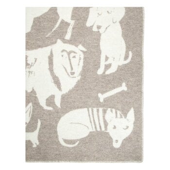 Lapuan Kankurit Koirapuisto blanket, 130 x 180 cm, olive - white