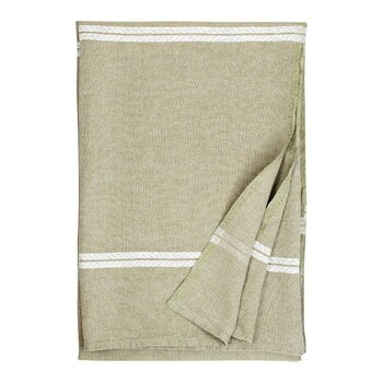 Lapuan Kankurit Venla linen tablecloth, melange olive - white, product image