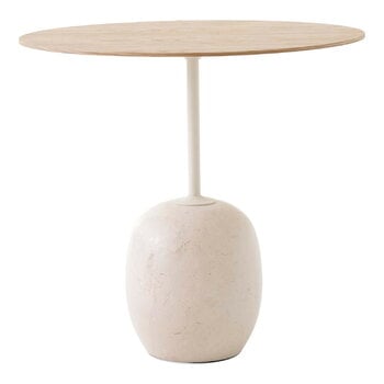 Coffee tables, Lato LN9 coffee table, oak - Cream Diva marble, Natural