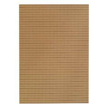 Woodnotes Line rug, natural - black