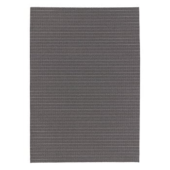 Woodnotes Line In-Out Teppich, Grau melange/Sandweiß